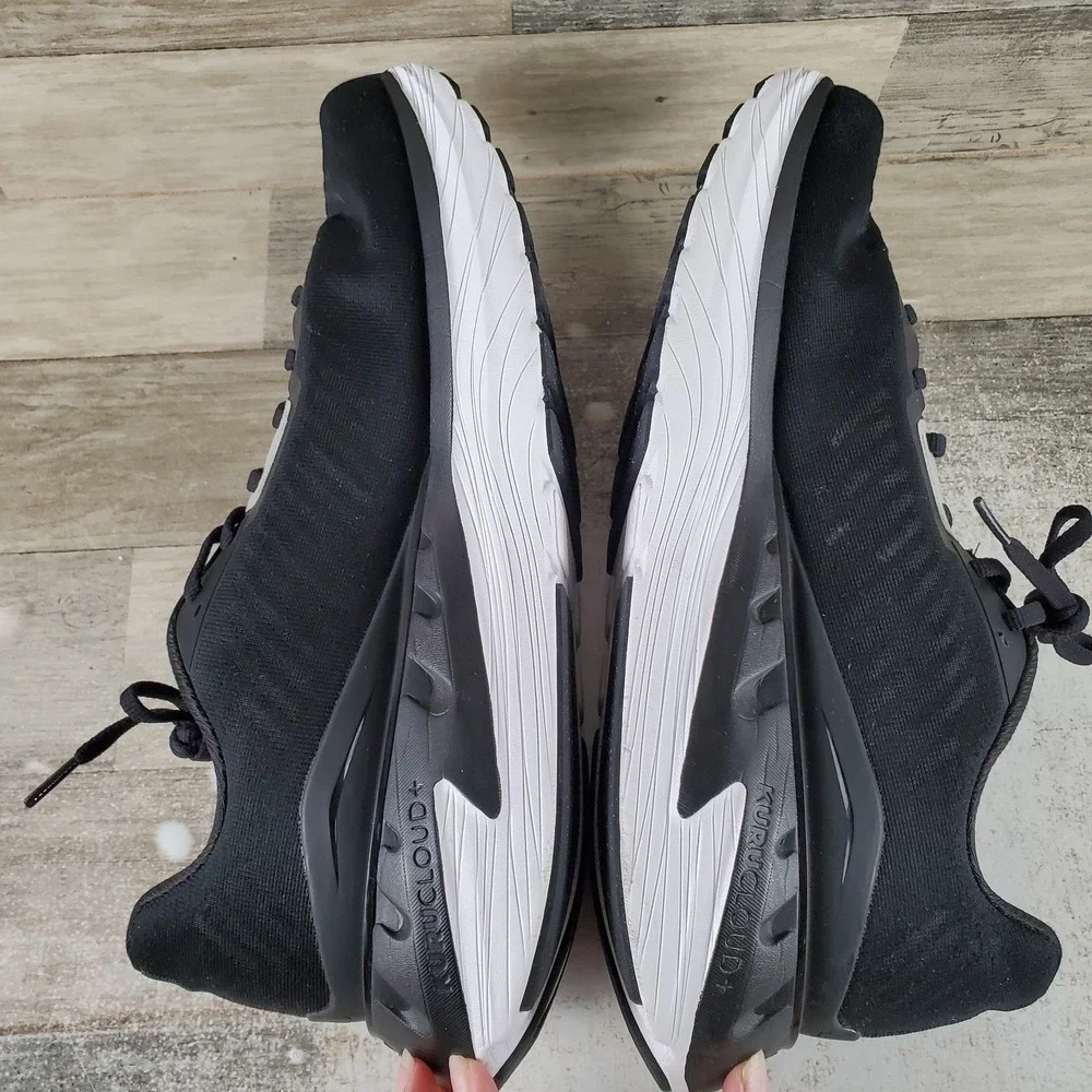 Kuru Triple Max Ion Mens Shoes Sz 13 M Athletic Running Black Lace Up Sneakers